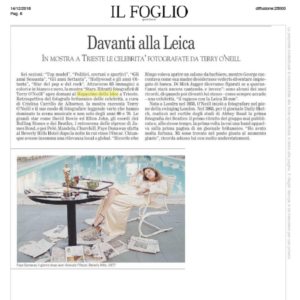 Davanti alla Leica articolo de il Foglio