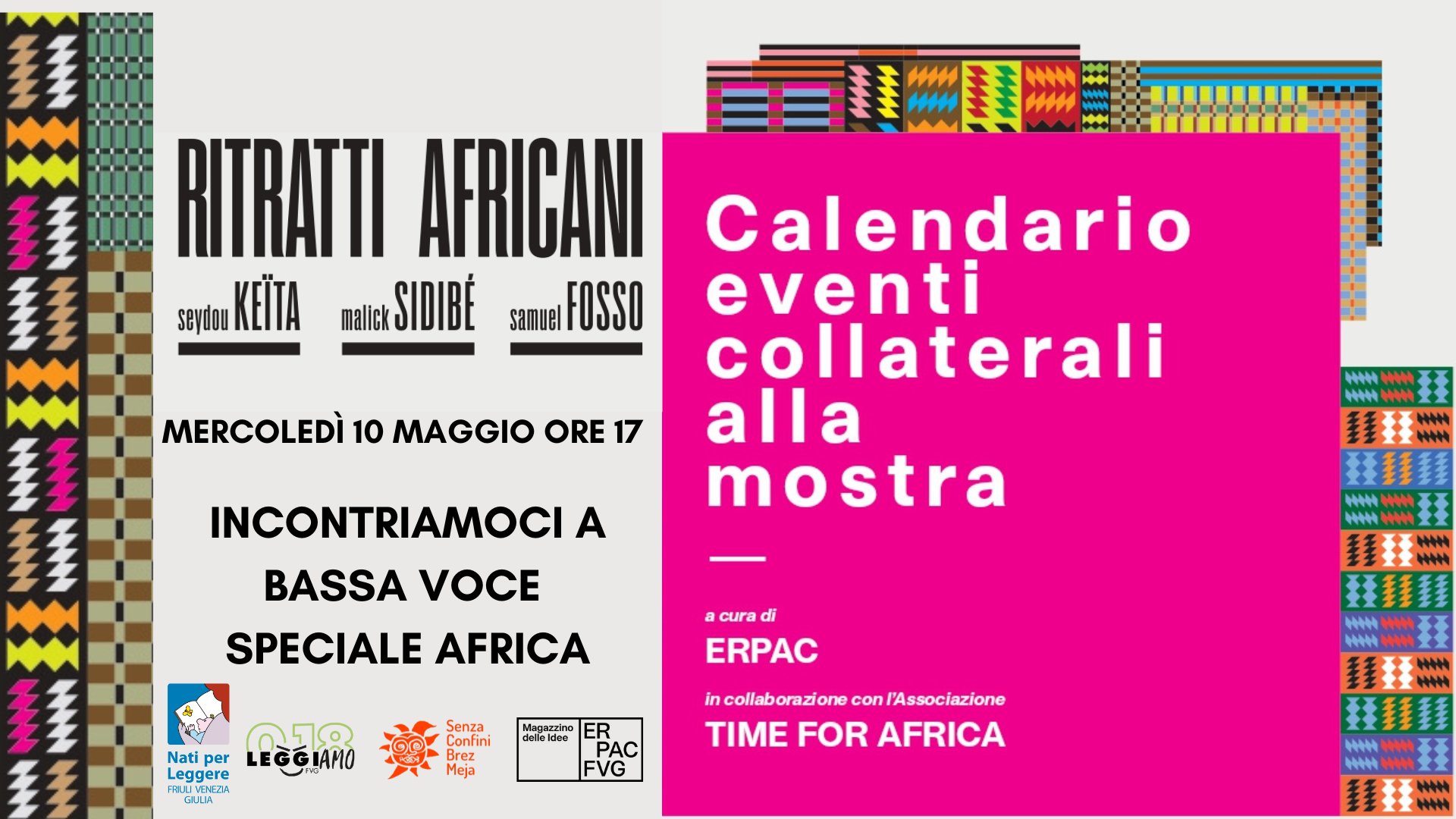 Incontriamoci a bassa voce. Speciale Africa. Evento di Nati per leggere FVG e Magazzino delle idee