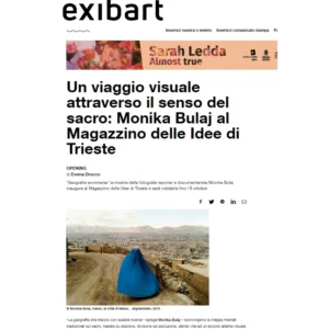 Exibart l'articolo sulla mostra Geografie sommerse di Monika Bulaj al Magazzino delle idee