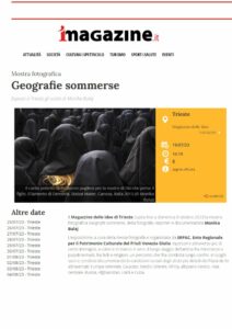 imagazine: articolo dedicato a Geografie sommerse del Magazzino delle idee